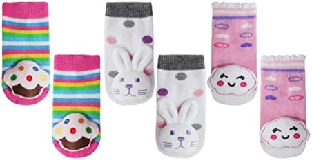 Куклена бебе девојче шкафови чорапи, памучни чизми, поставени подароци за 0-6 месеци