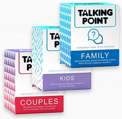 Зборувачки картички за семејни разговори Пакет: 600 СТАРТЕРИ ЗА ПРОИЗВОДИ ЗА ПРОИЗВОДИ ЗА ПРОИЗВОДИ - 3 пакувања: Семејство + Парови