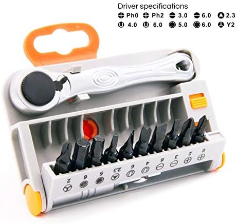 Шрафцигер 12 во 1 мултифункционален мини преносен шрафцигер код за код за електричен шрафцигер парчиња шрафцигер за алатка за поправка -