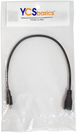 Основи на ycs Едно стапало USB Micro Make Moke Micro Female 5 Pin / 5 Кабел за продолжување на жицата