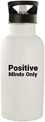 Производи од Моландра само позитивни умови - 20oz шише со вода од не'рѓосувачки челик, бело