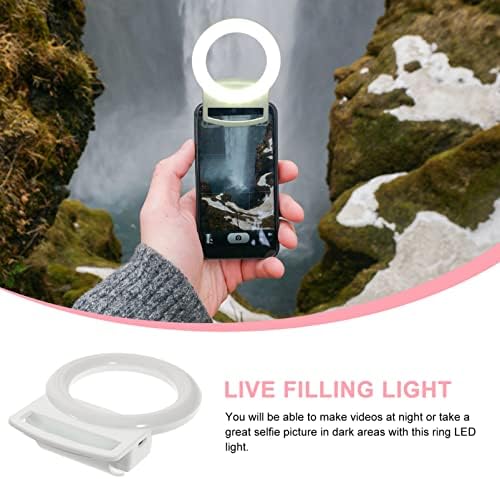 UKCOCO Телефон Прстен Телефон Прстен LED SELFIE Светло Прилагодливи Прстен Светлина Професионални Видео Повик Прстен Светлина