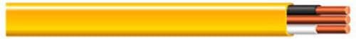 Cerrowire 147-1602BR 50-Метарски 12/2 NM-B Цврста Со Жица За Заземјување, Жолта