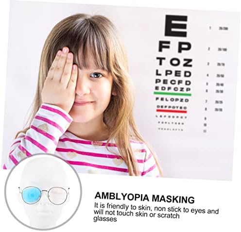 Исцели 2 парчиња Силиконска Вшмукувачка Чаша Маска За Очи Гаџети За Деца Детски Заштитни Очила Детска Лепенка За Очи Мрзлива Лепенка За Очи