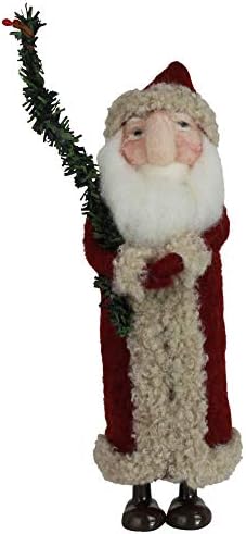 Хомерт 0428-0 Фестивал Дедо Мраз со високо дрво, висина од 11,5 инчи, се чувствува