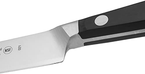 Аркос фалсификуван нож од зеленчук од 5 инчи не'рѓосувачки челик и сечило од 130 мм. Професионален нож за пилинг овошје и зеленчук. Ергономска