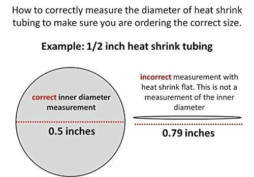 Цевка за намалување на топлината - 2: 1 Сооднос на цевката што може да се намали 1/16 инч 100 стапки бела лепило поставена