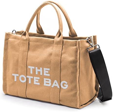 Скзоер Торбичката За Жени, Платнена Торбичка Со Патент, Секојдневна Чанта Со Чанта За Рамо За Училишни Патувања