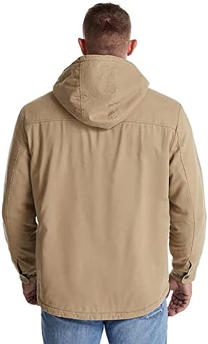ADSSDQ MENS DOWN јакна, трендовски палти за одмор Менс со долг ракав зима плус големина одговара на ветроупорна јакна Zipfront Solid19
