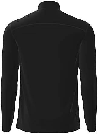 Машка четвртина поштенски пуловер upf 50+ риболов кошули со долги ракави маички Поло голф на отворено кошули врвови