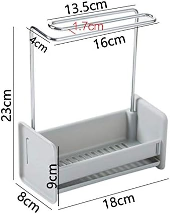 Јах-пешкир за складирање на сунѓер за складирање кујна за мозоци со мултифункционална сад крпа за висина решетка