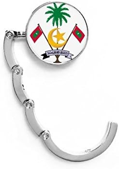 Малдиви Азија Национален амблем табела за табела за декоративно затворач за преклопување на преклопната закачалка