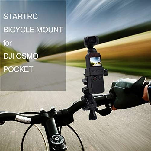 Додаток на држач за монтирање на црни велосипеди рачни додатоци за моторцикли за мотоцикли за џеб на DJI OSMO