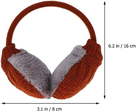 Besportble Earmuffs Ear Muffs Unisex Zimowe dzianiny nauszniki zmywalne nauszniki zimowe ocieplacze uszy minimalistyczna nauszniki dla