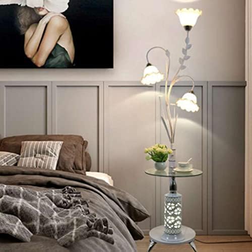Lhllhl Под ламба со масичка за кафе, креативна маса за кревети во кревет покрај софата во нордиската дневна соба