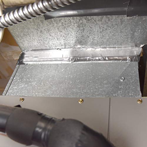 Алуминиумска фолија Рефлексивна лента за канали | Изолација | Лента со метален канал HVAC | Сребрена металик | Лента со фолија за работа на канали