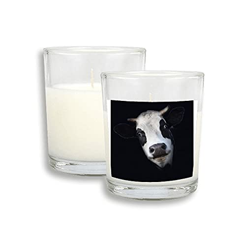 Црна набудување рог млечни крави бели свеќи стакло миризливи темјан восок