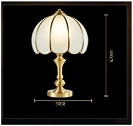GPPZM бакарна маса за ламба европски стил спална соба за заштита на очите, чиста ламба за маса со висок степен на високо одделение