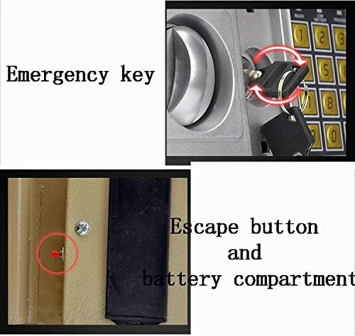 ЗЦФ Безбедност Сефови Мини Безбедно, Електронски Дигитални Безбедносни Безбедносни Кутија Лозинка Тастатура Клуч Заклучување