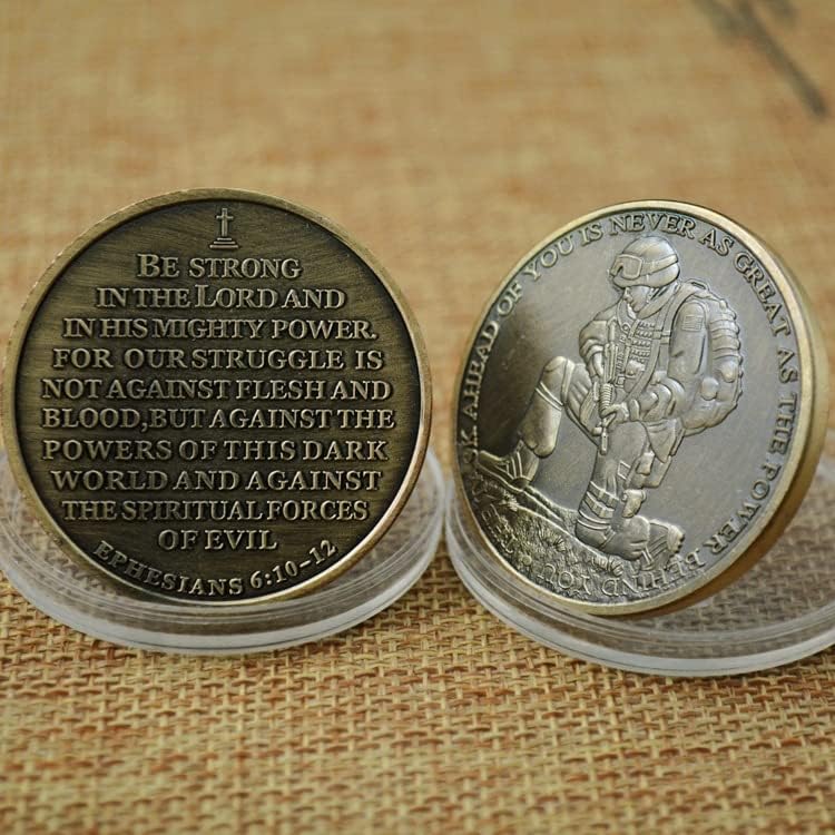 Армијата Сувенир Монета Војници Комеморативна Монета Бакар Позлатени Монета