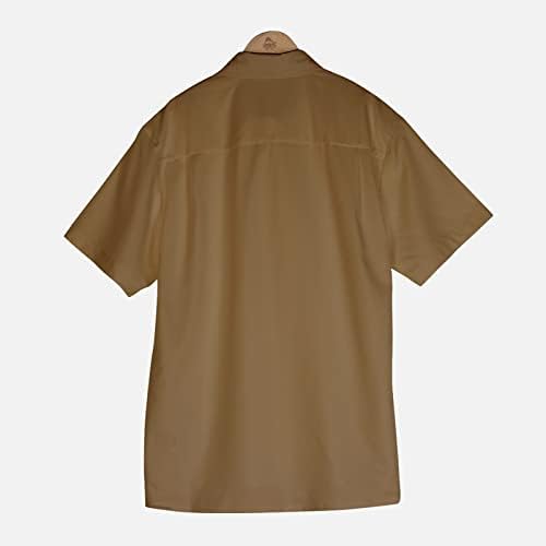 Кошули за летно вежбање BMISEGM за мажи Печатени кошули со кратки ракави со кратки ракави кошули со кошули за маж за маж кратка кошула