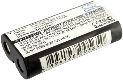 Батерија Tengsintay 3.7V 1600MAH / 5,92WH за замена за Ricoh Caplio R1, Caplio R1s, Caplio R2, Caplio RZ1, Ricoh Caplio R1V, DB-50