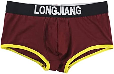 Bmisegm Mens Mens Laulter Boxers Meal Casual Splice Solid LOAD CONT PANT COTTOM KNICKERS Удобни боксери долна облека мажи