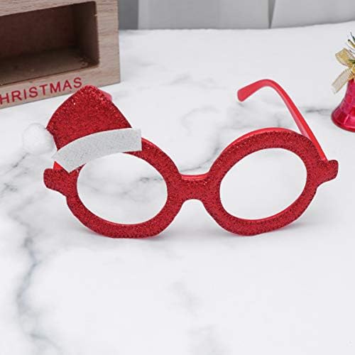 Очила за деца Амосфун, Божиќни очила Фенси очила за очила, смешни очила Божиќни фото штанд, партии за забава, за декорација за мали