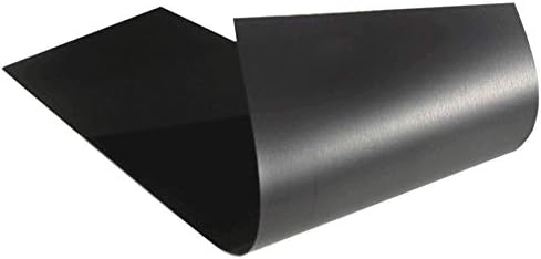 CarryAbigSticker Тенки и флексибилен лист со магнетски материјал 4 x 12-инчен црн за магнетизирачки налепници на браник итн.