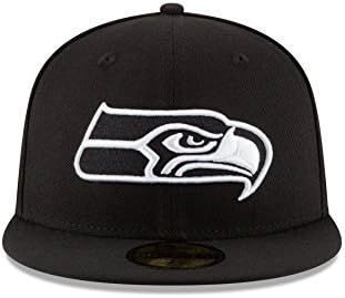 НФЛ Сиетл Seahawks Машка 59fifty опремена капа, 7.375, црна