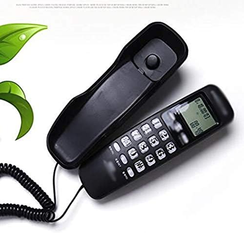 Зизмх жичен телефон-телефон дома Црна телефонска визија или слушање мал телефонски телефонски телефон Телефонски телефон, канцеларија,