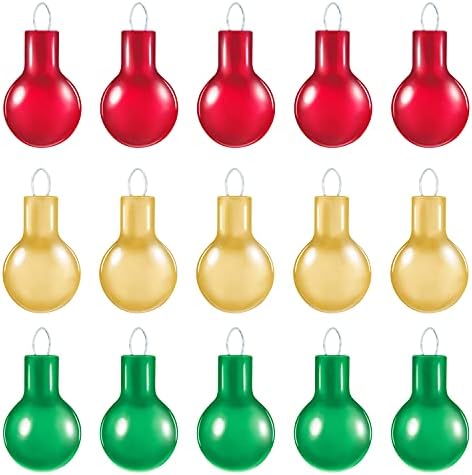 Hallmark Keepsake Минијатурен Божиќ украс 2021, празничен црвен, злато и зелена боја, мини стакло од 15