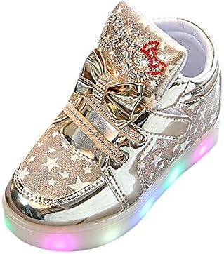 Детето бебе модна starвезда светлечка дете случајна шарена светлина чевли на отворено спортски чевли за момчиња девојчиња