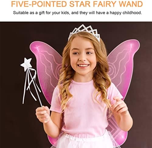 Besportble девојче играчки тинејџерска облека 5 парчиња принцеза самовила стапчиња стапчиња тасел принцеза starвезда wands самовила starвезда