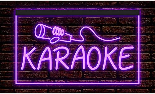 140015 KARAOKE Lounge Box Club Singer Bar Bar Pab Open Home Decor Decor Decore LED светло неонски знак