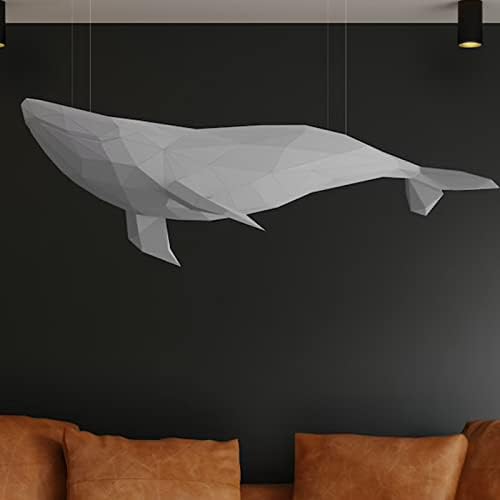 WLL-DP виси за моделирање на кит креативен модел на хартија DIY хартија скулптура 3Д хартија трофеј геометриска оригами загатка дома декорација