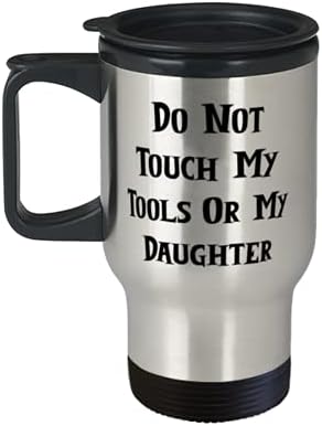 Татко на сарказам, не ги допирај моите алатки или ќерка ми, смешен ден на таткото од тато
