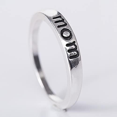 2023 година Нов бенд Ден прстен мајчински позлатен подарок Свадбениот накит на мајки прстени за венчавки за свадба