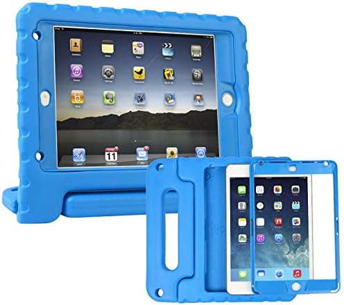 HDE iPad Мини 5 &засилувач; 4 Случај За Деца Со Вграден Заштитник На Екранот-Држач За Рачка Отпорен На Удари Со Држач За Моливи Од Јаболко