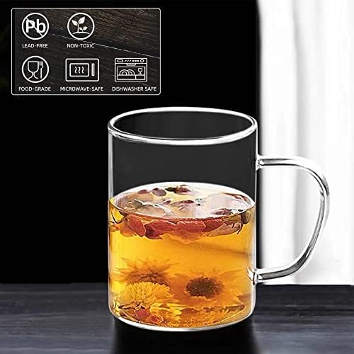 Модерна Класична Изолациона Чаша /500 мл - Сет од 2 стаклени чаши со двојни ѕидови за правење чај или кафе
