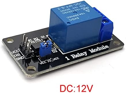 Hifasi 2PCS 5V 12V 1 модул за реле на каналот со излез на реле за реле 1 пат 1 пат реле модул за Arduino