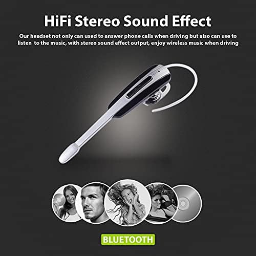 Слушалките за TEK Styz компатибилни со Blu vivo селфи во уво безжичен бучава за откажување на слушалките