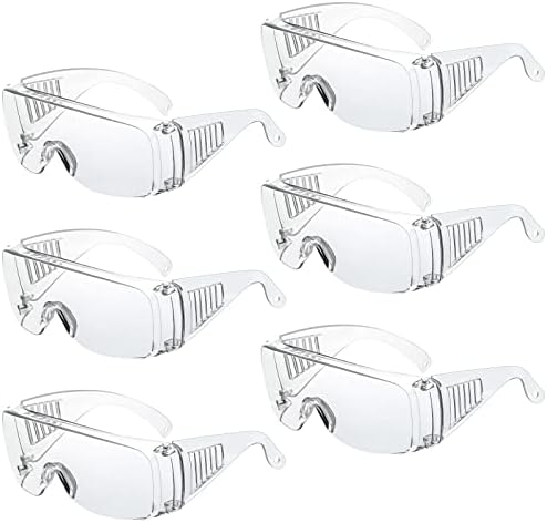Wfeang јасни безбедносни очила, заштитни очила за мажи, жени против низа и безбедносни очила за работа за работна лабораторија