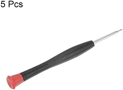 uxcell 5pcs прецизен шрафцигер со три точки, 0,6мм y-тип глава со капакот на вртливата за да се поправки на електрониката за очила за