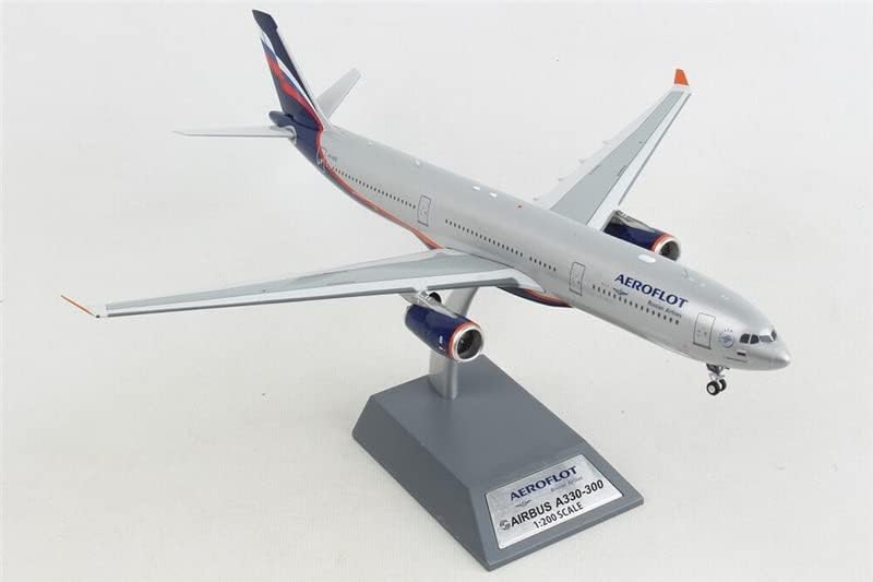 Inflate 200 Aeroflot Russian Airlines VP-BDE A330-343 со Stand Limited Edition 1/200 Diecast Aircraft Pre-Build Model