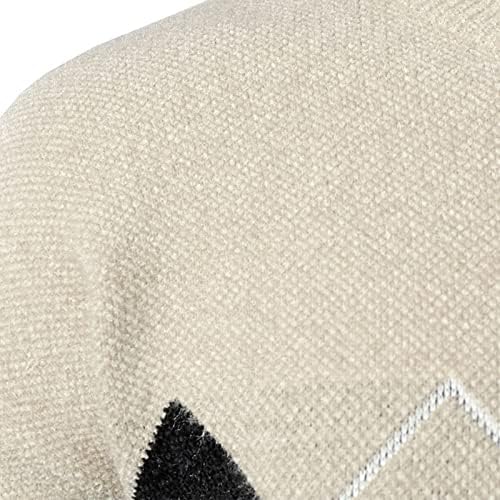 Џемпери машка есен и зимски обичен моден печатен џемпер од вратот