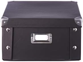 Зелер 17918 кутија за складирање 31 x 26 x 14 см црн картон