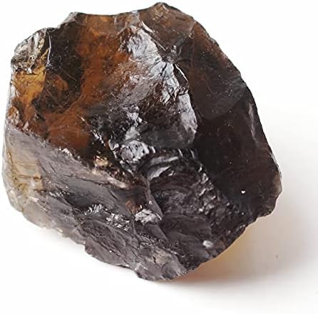 Heeqing AE216 1pc природен чаден кварц кристал груб камен суров скапоцен камен минерален примерок неправилен кристален дом декор Реики