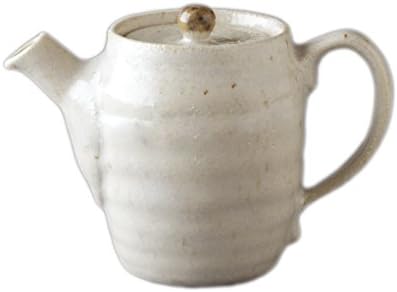 光陽 陶器 Бела нофу тенџере чајник, 16 × 10 × 11ｃｍ