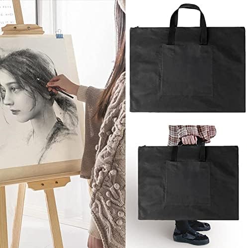 Topoq Арт портфолио торба водоотпорна уметност за складирање торба за складирање торба A2 табла за цртање табла платно уметност тота